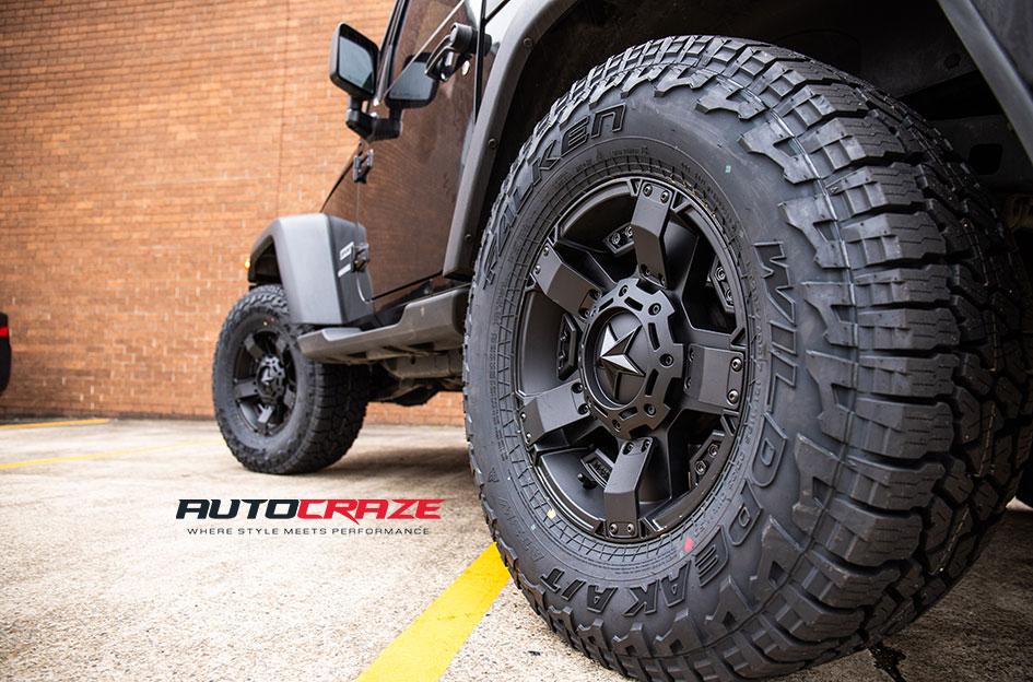 JEEP WRANGLER ROCKSTAR XD 2 MATTE BLACK